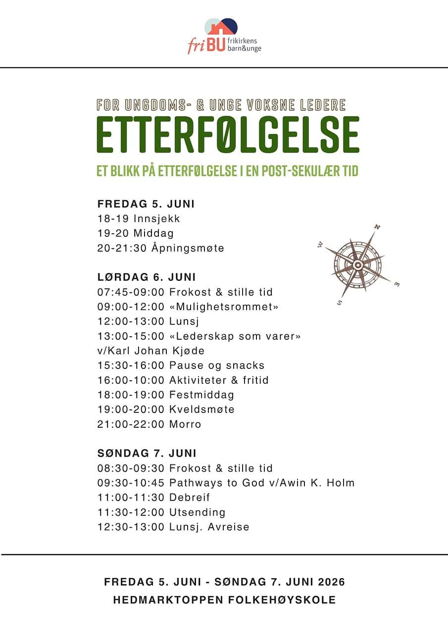 Program, lederhelg 2026