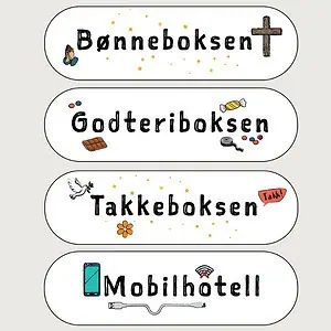 Klistremerker til familiegrupper