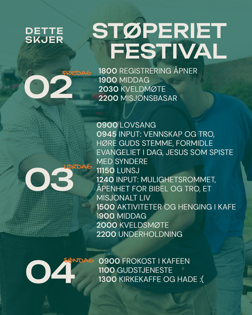 Stoperiet Festivalen program